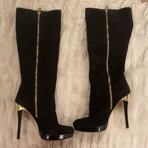 Michael Kors Suede Black Boots - Brand new